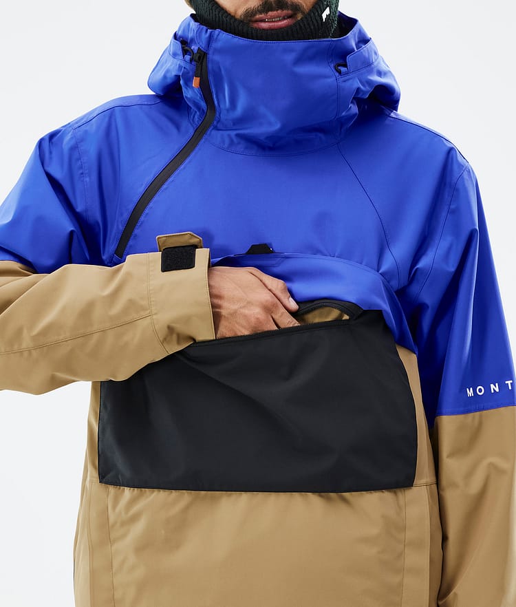 Montec Dune Ski Jacket Men Cobalt Blue/Black/Gold, Image 9 of 9