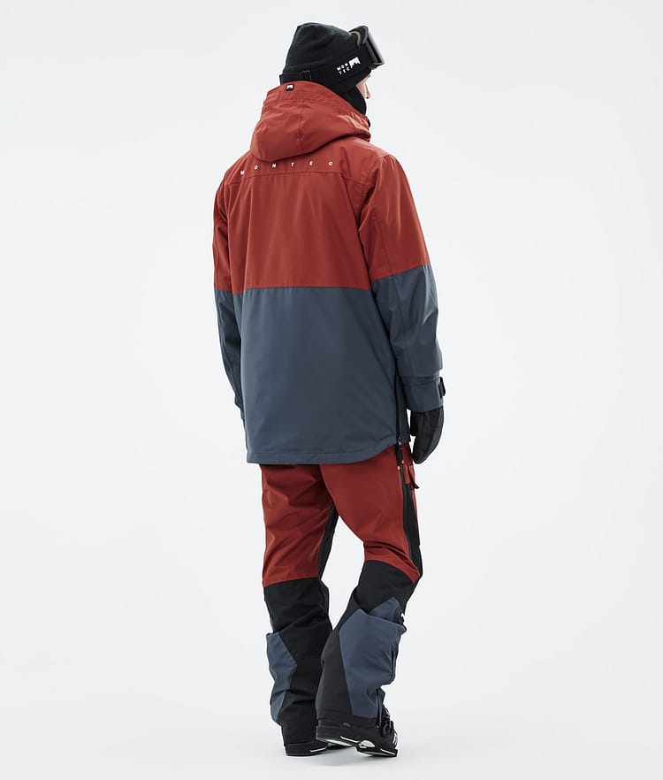 Montec Dune Laskettelutakki Miehet Rust/Black/Metal Blue, Image 5 of 9