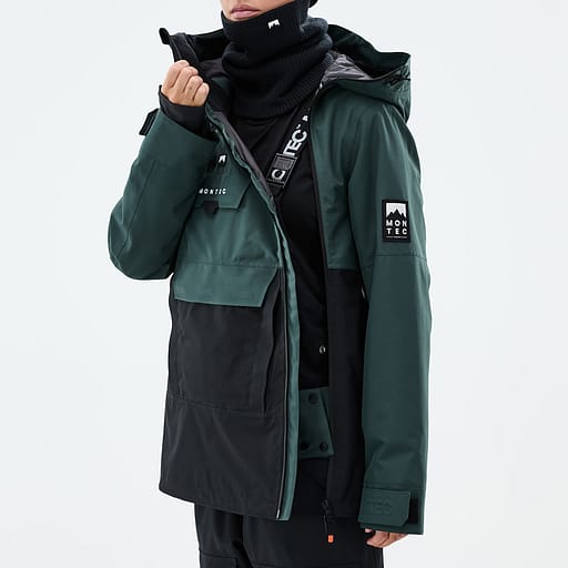 Asymmetrical Front Zipper With Inner Placket