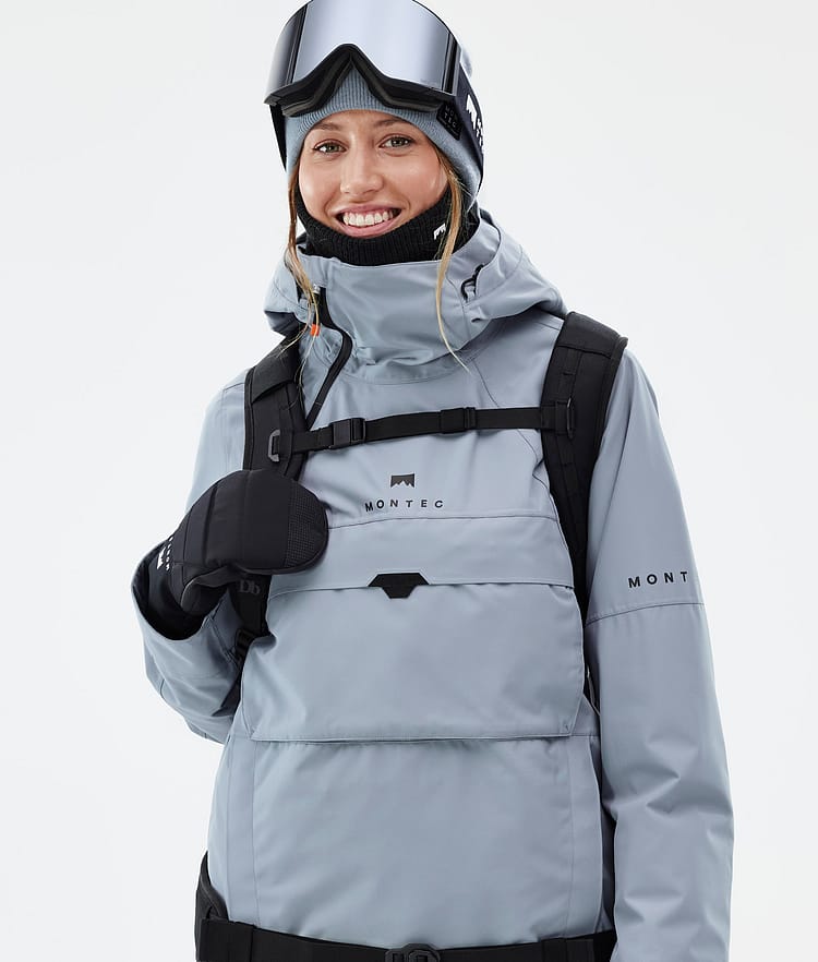 Montec Dune W Snowboard Jacket Women Soft Blue, Image 2 of 9