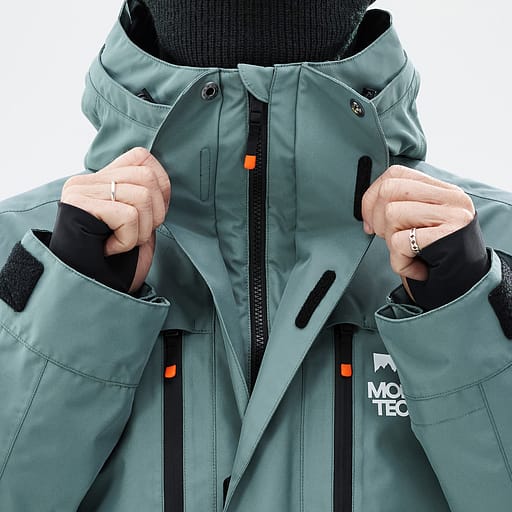 Front Zipper with Double Plackets