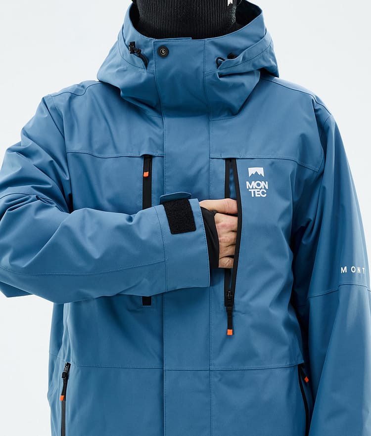 Fawk Ski Jacket Men Blue Steel, Image 9 of 10