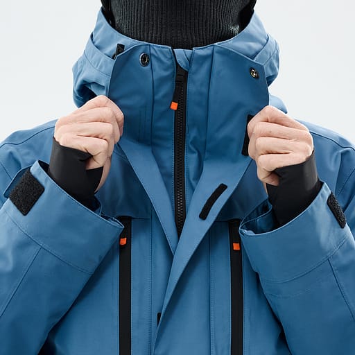 Front Zipper with Double Plackets