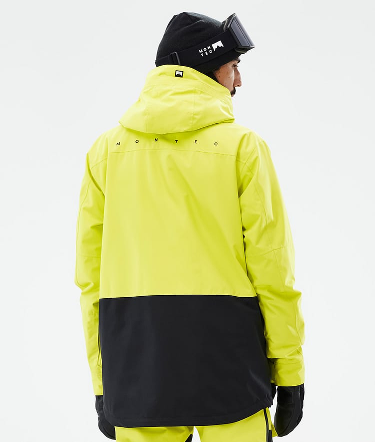 Fawk Snowboard Jacket Men Bright Yellow/Black, Image 7 of 10