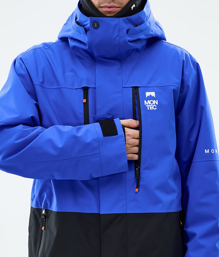 Montec Fawk Snowboard Jacket Men Cobalt Blue/Black Renewed, Image 8 of 9