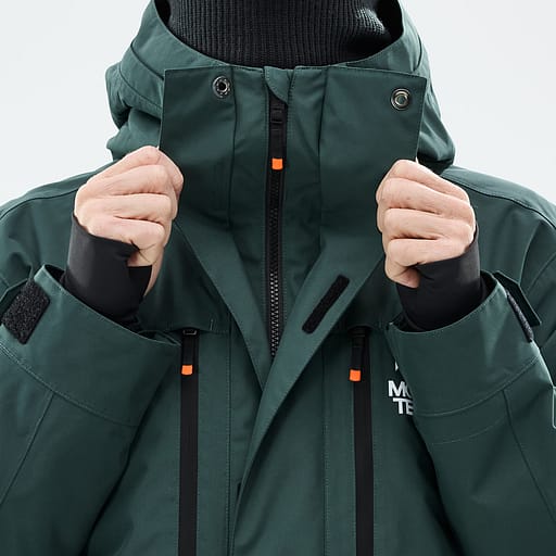 Front Zipper with Double Plackets