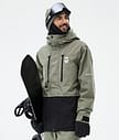 Montec Fawk Snowboard Jacket Men Greenish/Black