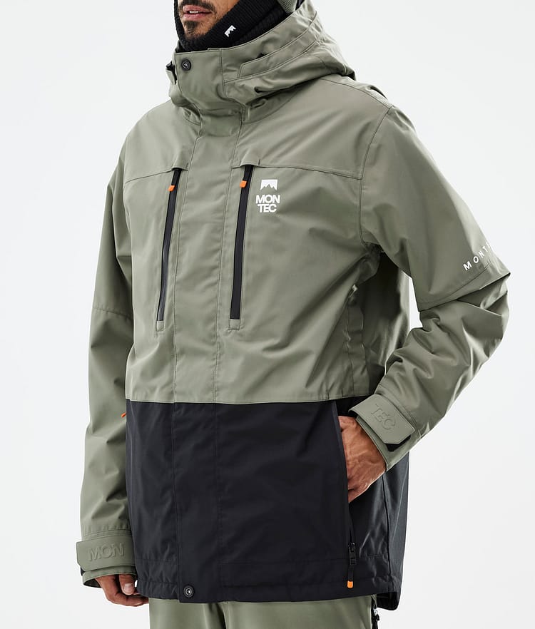 Fawk Snowboard Jacket Men Greenish/Black, Image 8 of 10