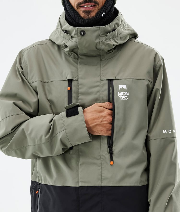 Fawk Snowboard Jacket Men Greenish/Black, Image 9 of 10