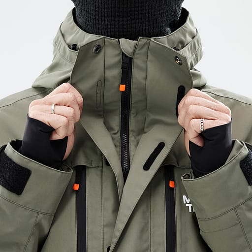 Front Zipper with Double Plackets