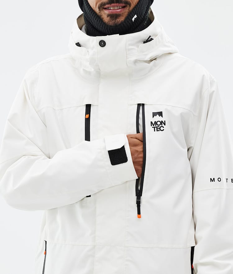 Fawk Ski Jacket Men Old White, Image 9 of 10
