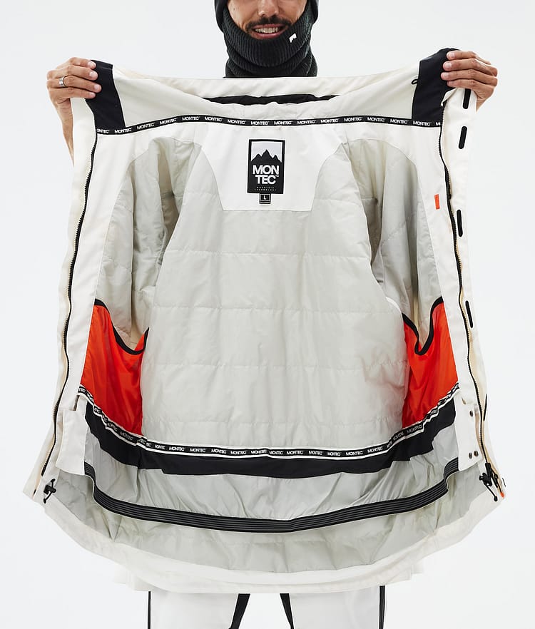 Fawk Ski Jacket Men Old White, Image 10 of 10