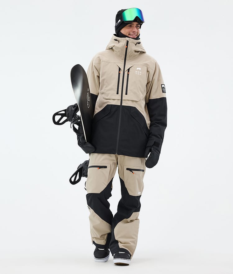 Montec Arch Snowboard Jacket Men Sand/Black Renewed, Image 2 of 9