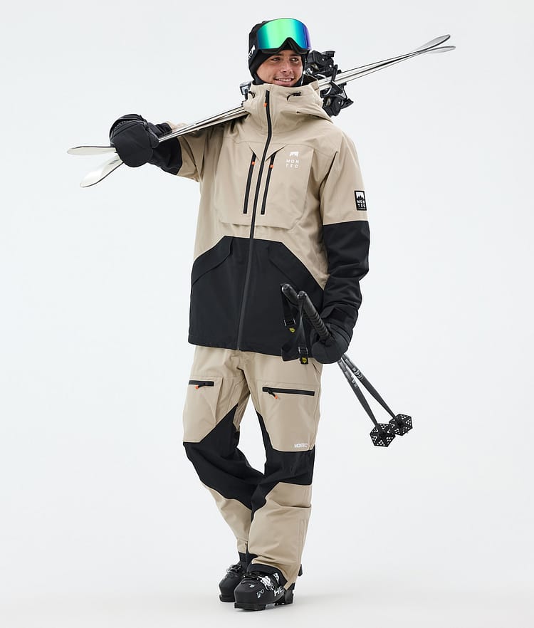 Arch Ski Jacket Men Sand/Black, Image 2 of 9