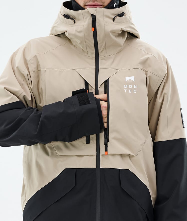 Montec Arch Snowboard Jacket Men Sand/Black, Image 8 of 9