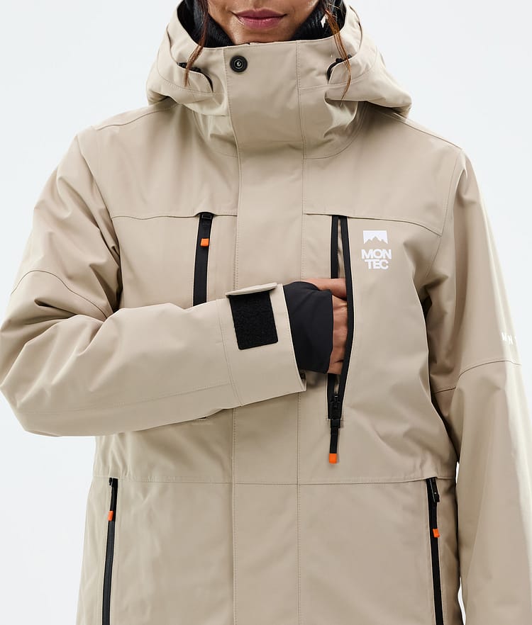 Montec Fawk W Snowboard Jacket Women Sand, Image 8 of 9