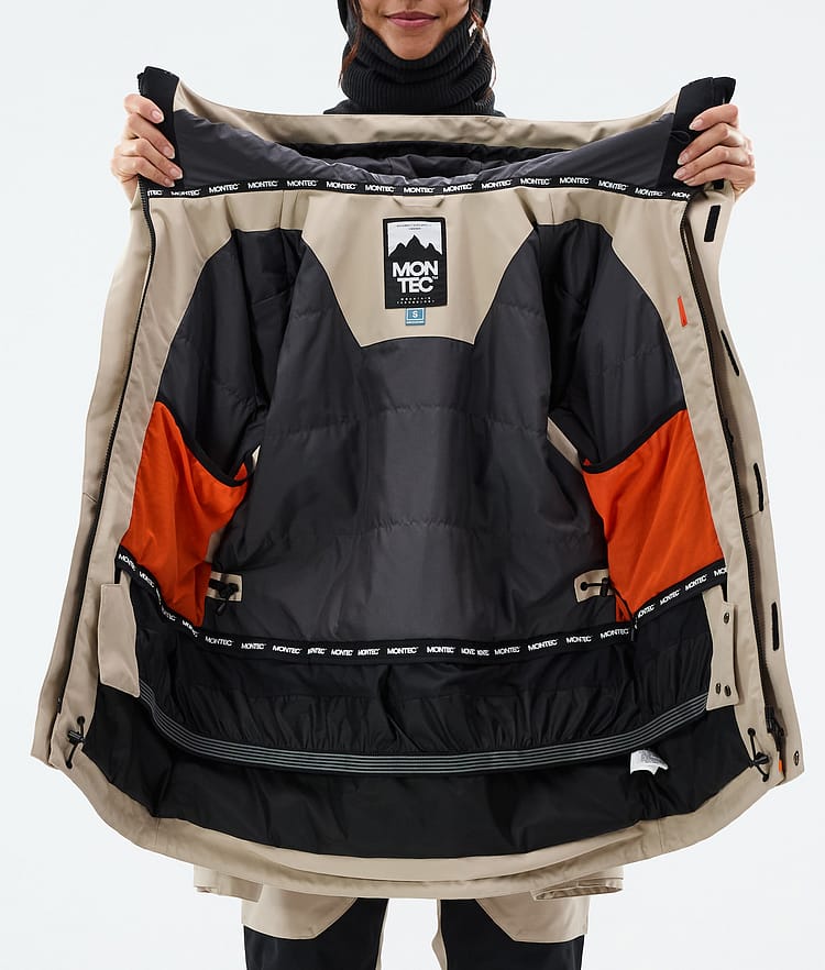 Montec Fawk W Snowboard Jacket Women Sand, Image 9 of 9