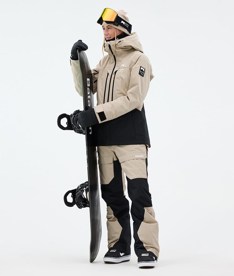 Montec Moss W Snowboard Jacket Women Sand/Black, Image 2 of 9