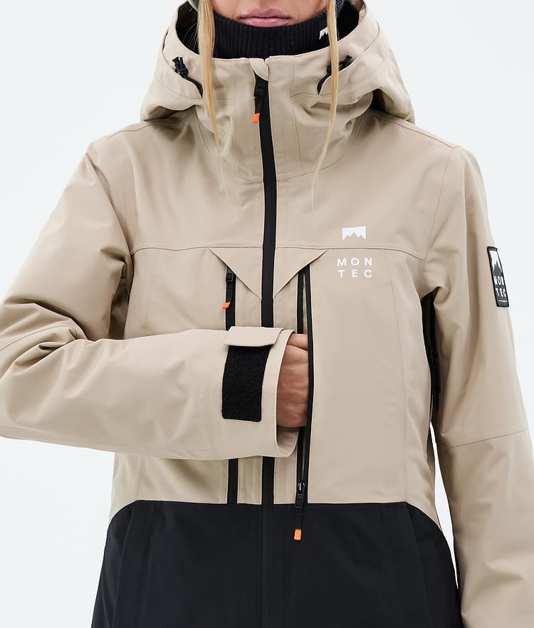 Montec Moss W Ski Jacket Women Sand/Black, Image 8 of 9