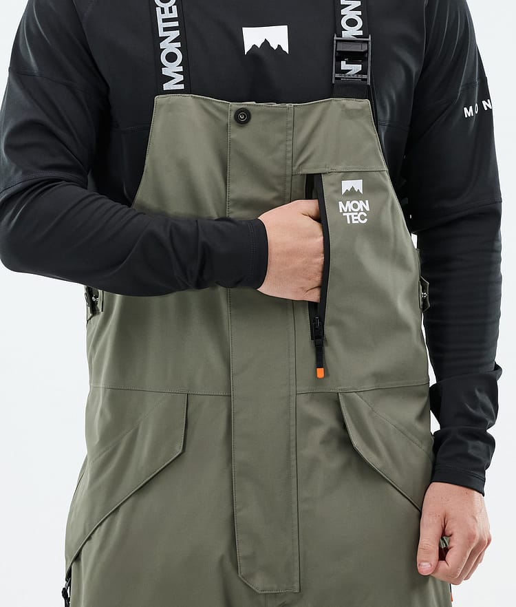 Montec Fawk Snowboard Pants Men Greenish/Black, Image 5 of 6