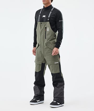 Montec Fawk Snowboard Pants Greenish/Black/Phantom Renewed