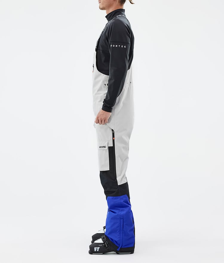 Montec Fawk Pantaloni Sci Uomo Light Grey/Black/Cobalt Blue, Image 3 of 7