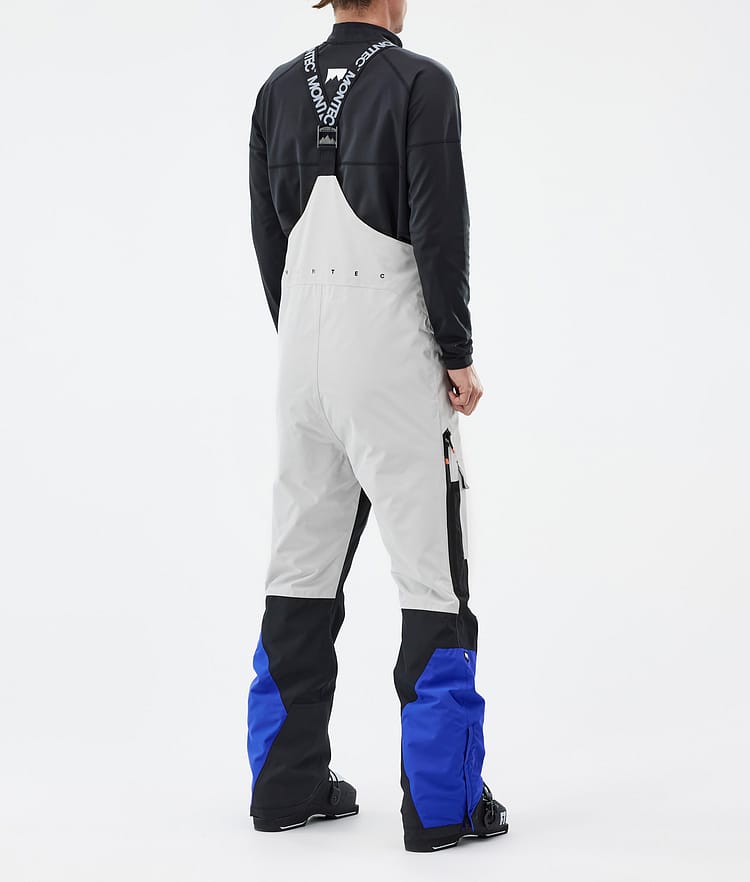Montec Fawk Pantaloni Sci Uomo Light Grey/Black/Cobalt Blue, Image 4 of 7