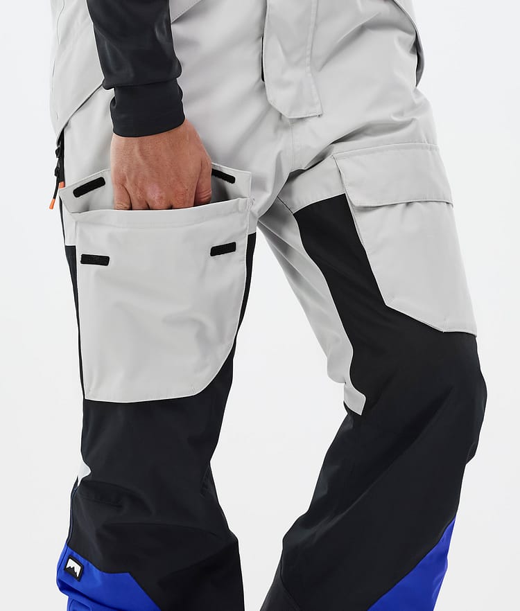 Montec Fawk Pantaloni Sci Uomo Light Grey/Black/Cobalt Blue, Image 7 of 7