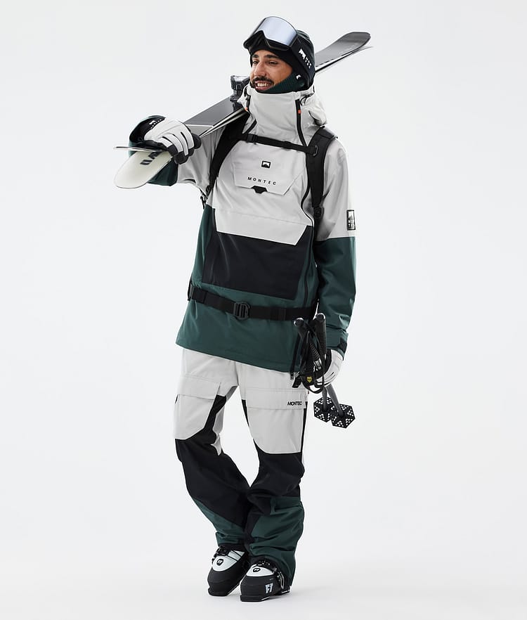 Montec Fawk Pantaloni Sci Uomo Light Grey/Black/Dark Atlantic, Image 2 of 8