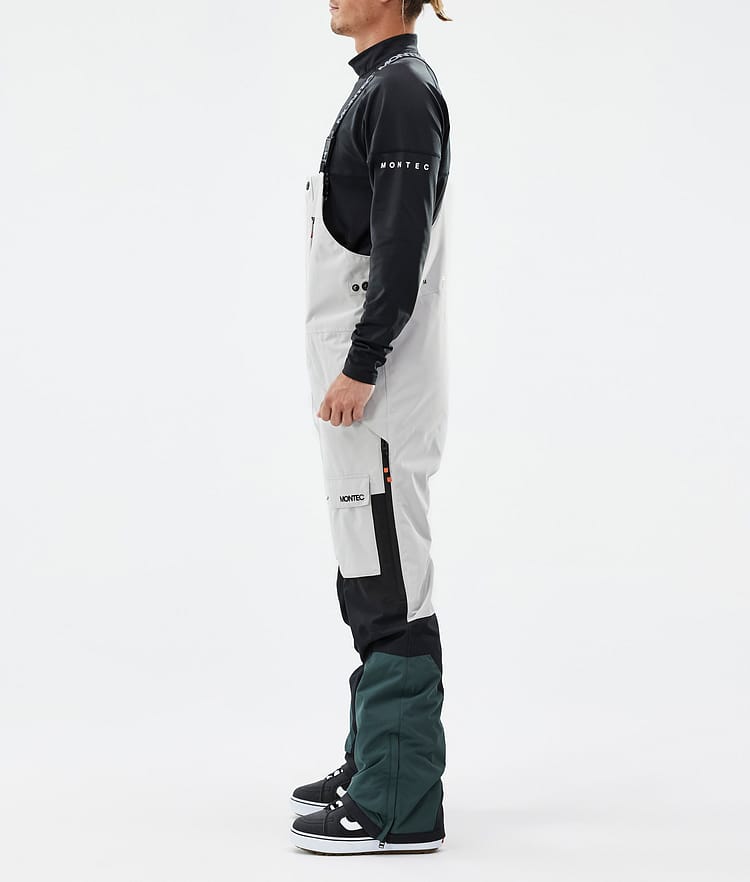 Montec Fawk Snowboardbukse Herre Light Grey/Black/Dark Atlantic, Image 4 of 8