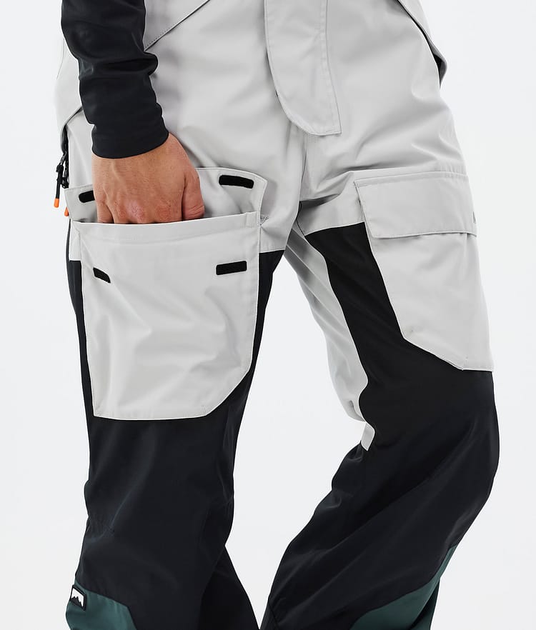 Montec Fawk Snowboardbukse Herre Light Grey/Black/Dark Atlantic, Image 8 of 8