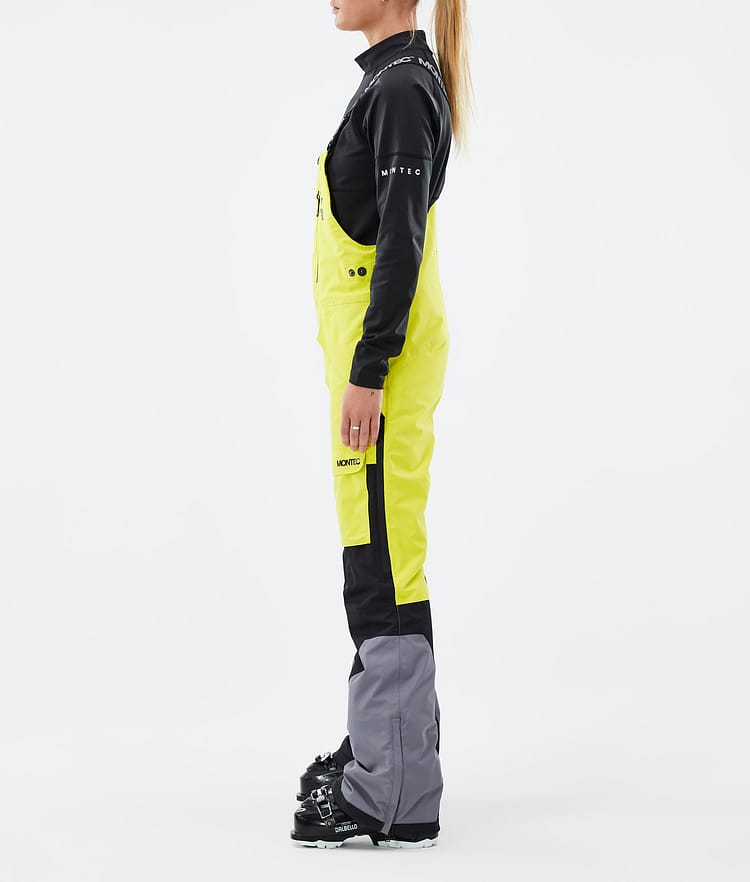 Montec Fawk W Skidbyxa Dam Bright Yellow/Black/Light Pearl, Image 3 of 7