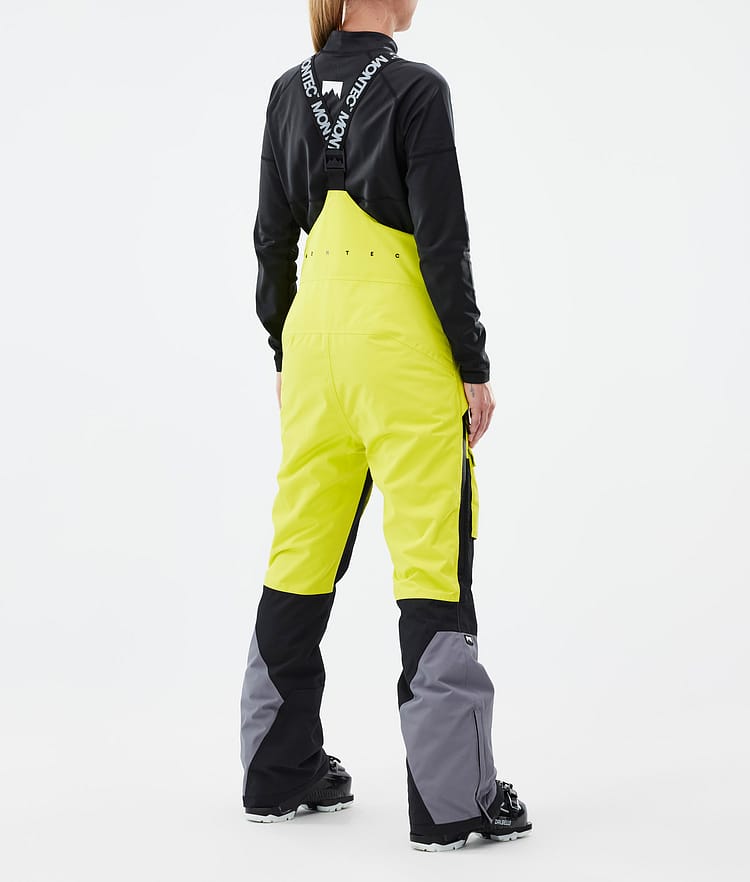 Montec Fawk W Skidbyxa Dam Bright Yellow/Black/Light Pearl, Image 4 of 7