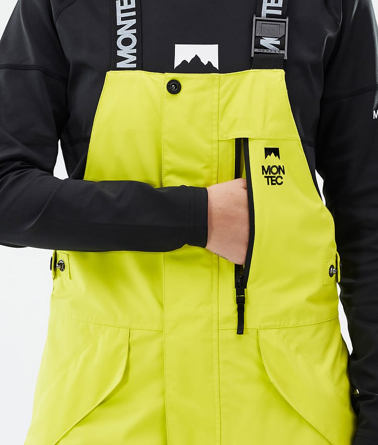 Montec Fawk W Snowboardbukse Dame Bright Yellow/Black/Light Pearl, Image 6 of 7