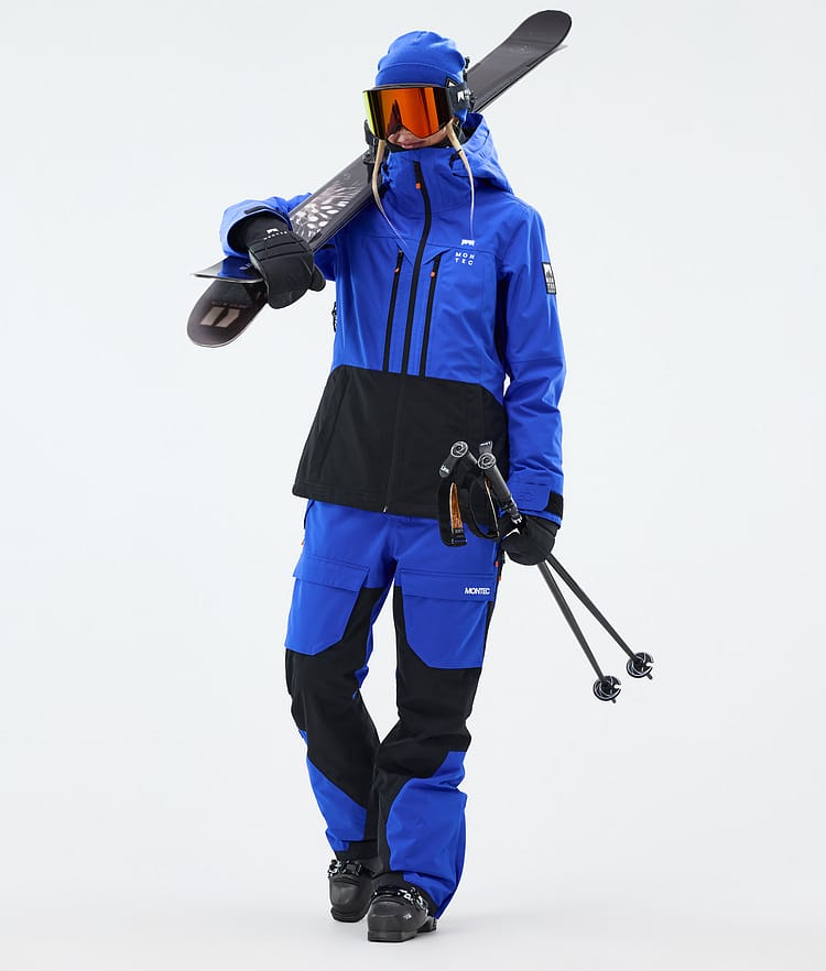 Montec Fawk W Pantaloni Sci Donna Cobalt Blue/Black, Image 2 of 8