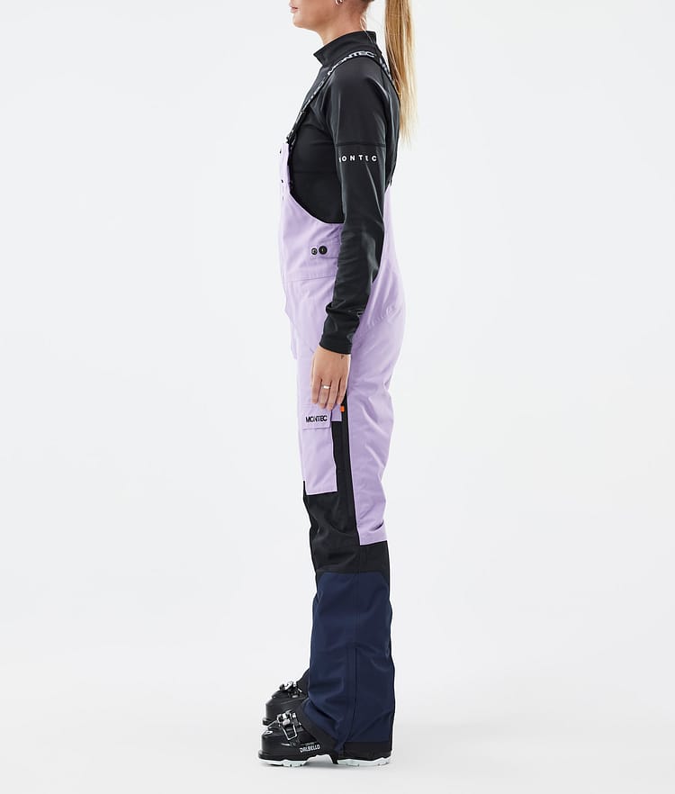 Fawk W Pantalones Esquí Mujer Faded Violet/Black/Dark Blue, Image 3 of 7