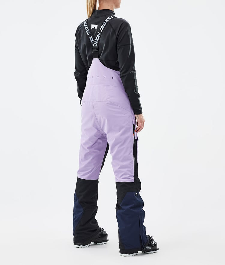 Fawk W Pantalones Esquí Mujer Faded Violet/Black/Dark Blue, Image 4 of 7