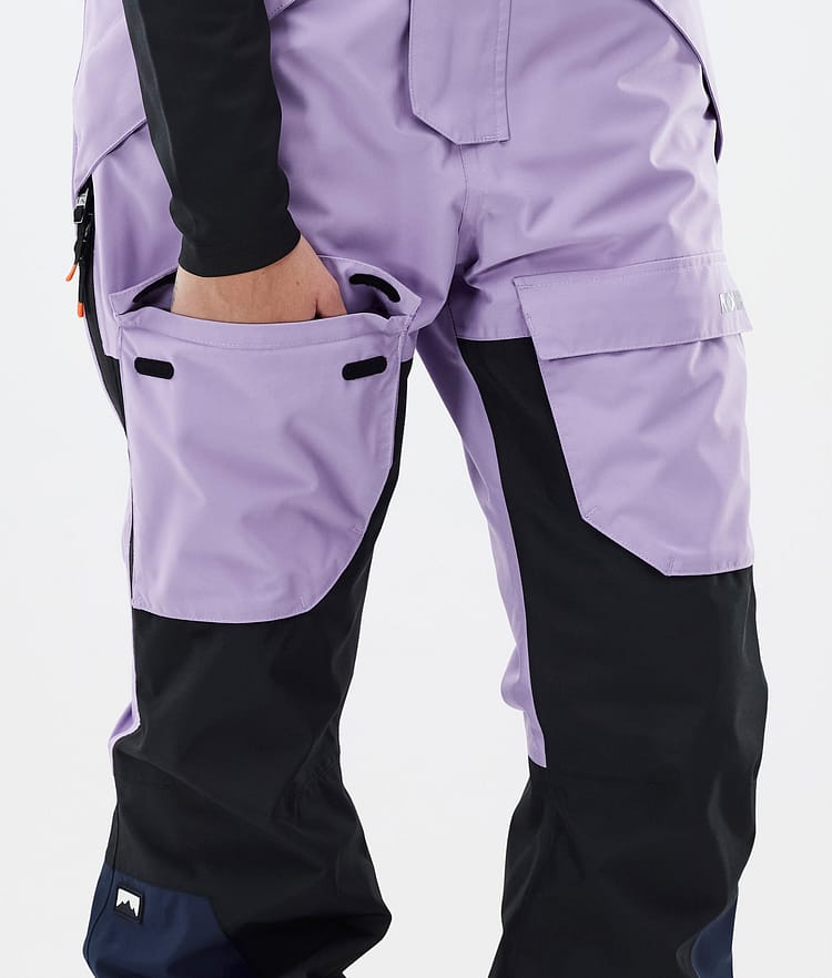 Fawk W Pantalones Esquí Mujer Faded Violet/Black/Dark Blue, Image 7 of 7