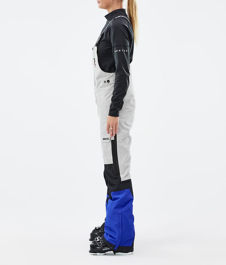 Montec Fawk W Skihose Damen Light Grey/Black/Cobalt Blue, Image 3 of 7