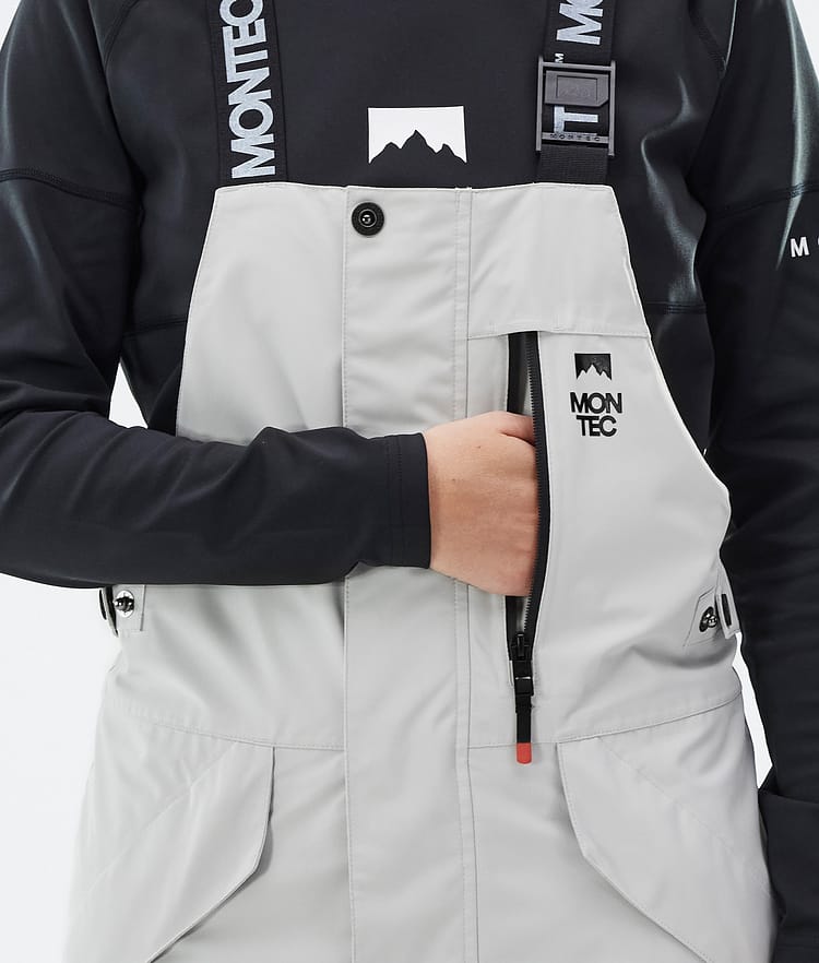 Montec Fawk W Skihose Damen Light Grey/Black/Cobalt Blue, Image 6 of 7