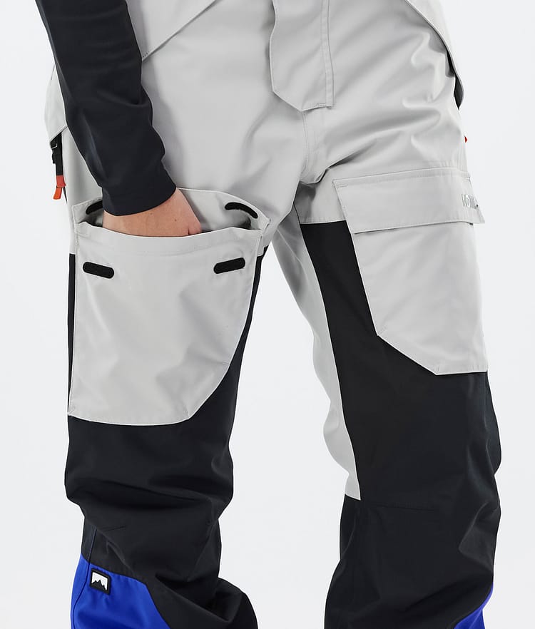 Montec Fawk W Skihose Damen Light Grey/Black/Cobalt Blue, Image 7 of 7