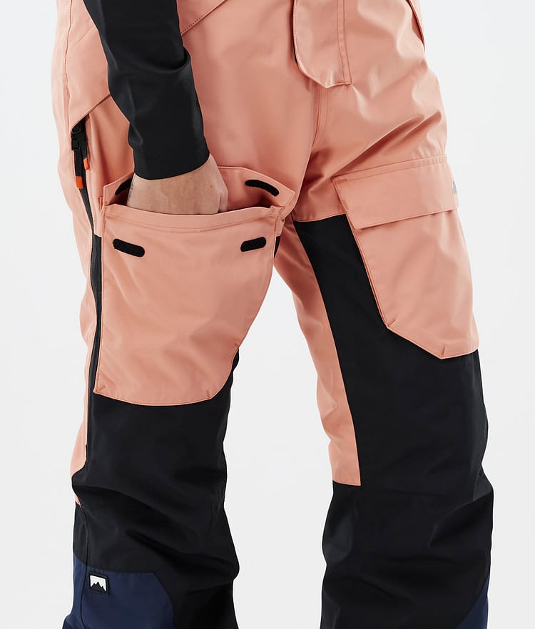 Montec Fawk W Snowboard Pants Women Faded Peach/Black/Dark Blue, Image 7 of 7