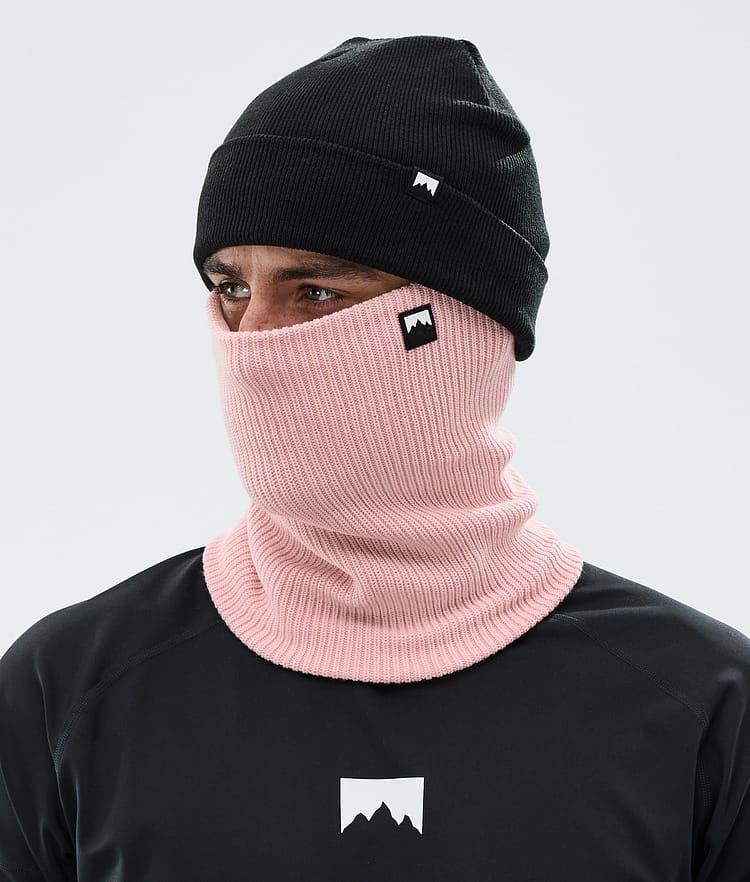 Montec Classic Knitted Facemask Soft Pink, Image 2 of 3