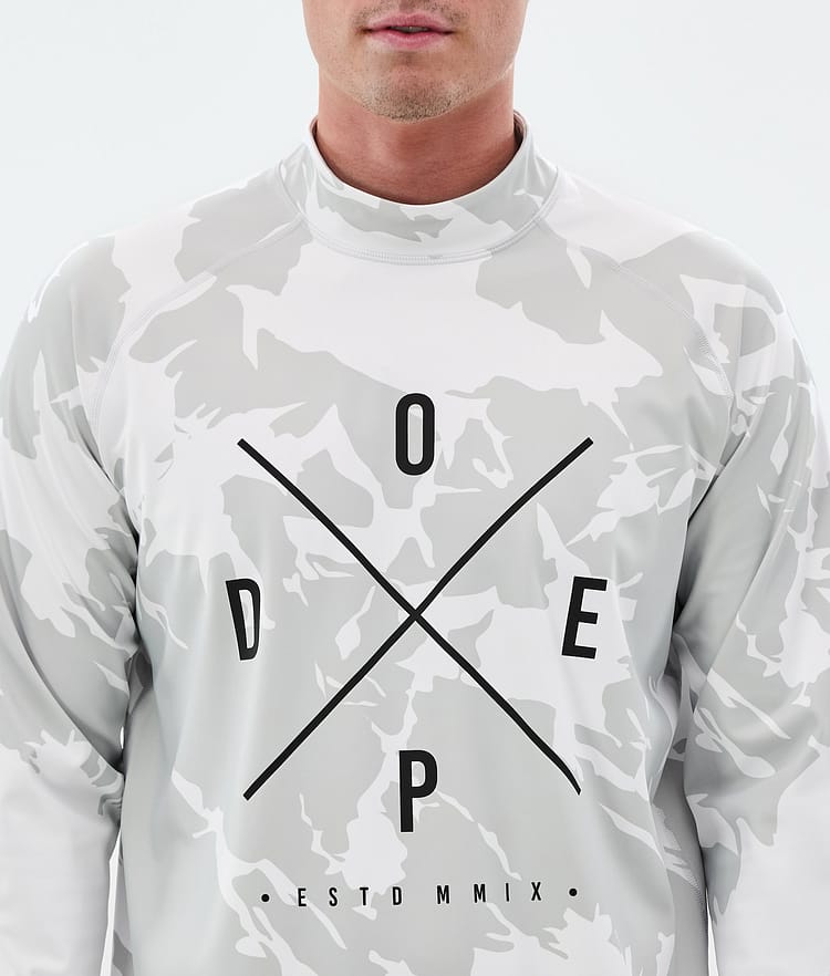 Dope Snuggle Base Layer Top Men 2X-Up Grey Camo, Image 6 of 7