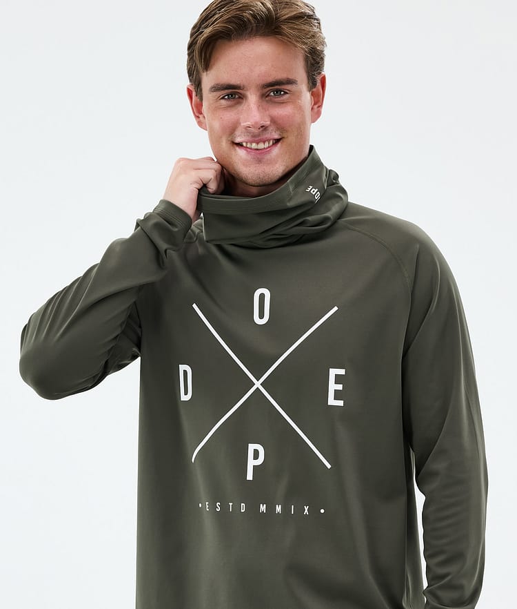 Dope Snuggle Base Layer Top Men 2X-Up Olive Green, Image 2 of 7