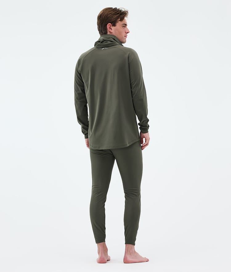 Dope Snuggle Base Layer Pant Men 2X-Up Olive Green, Image 4 of 7
