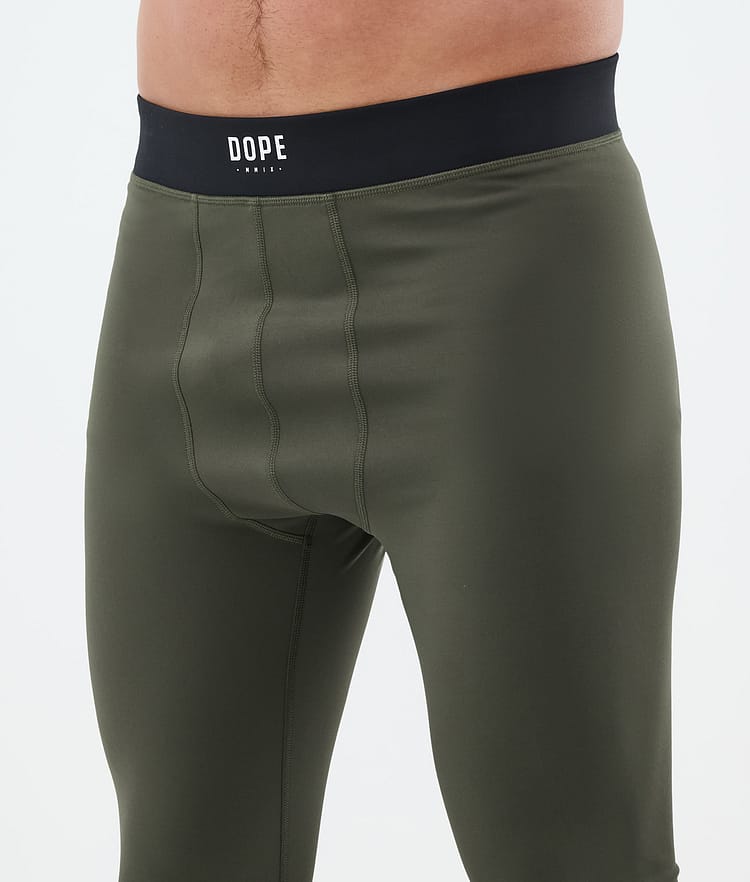 Dope Snuggle Base Layer Pant Men 2X-Up Olive Green, Image 5 of 7