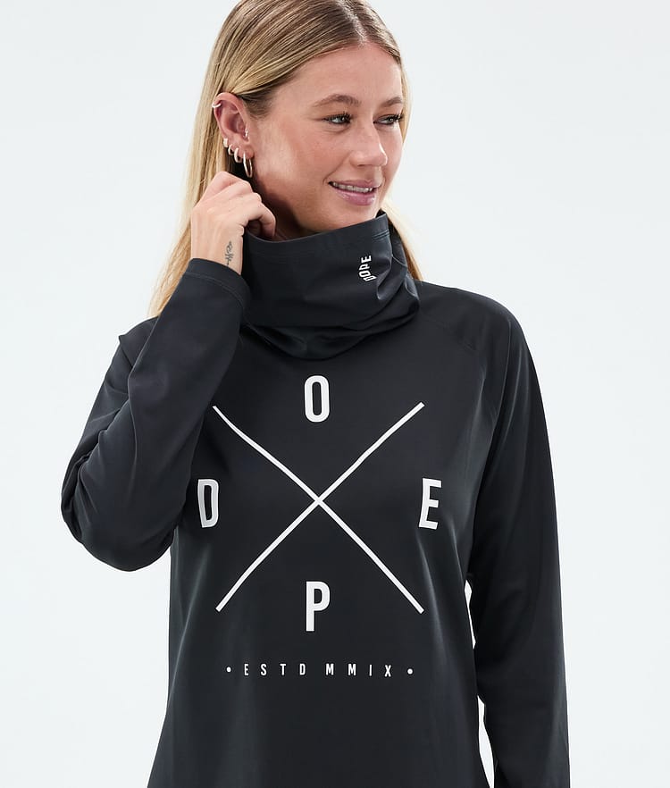 Dope Snuggle W Base Layer Top Women 2X-Up Black, Image 2 of 7