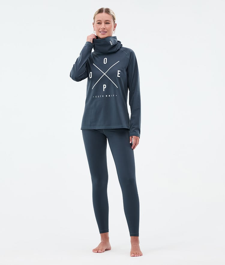 Dope Snuggle W Base Layer Top Women 2X-Up Metal Blue, Image 3 of 7