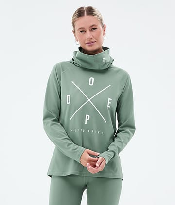 Dope Snuggle W Base Layer Top Faded Green